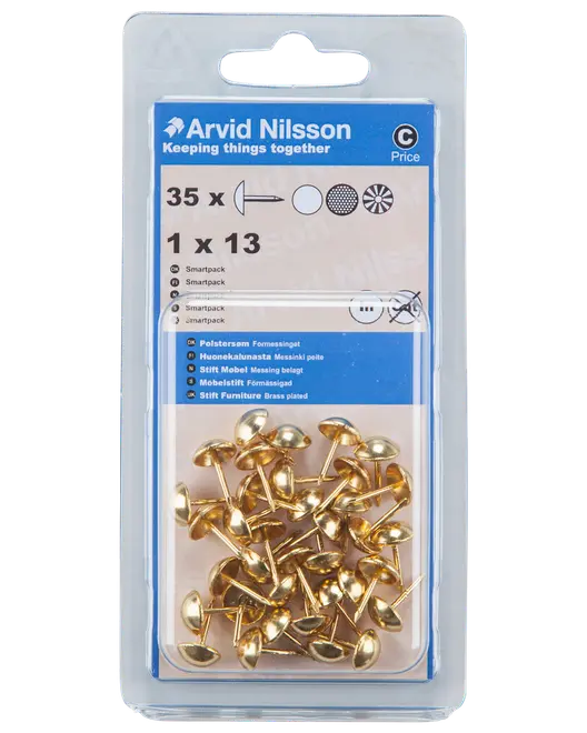 Arvid Nilsson Møbelstift formessinget 35-pak