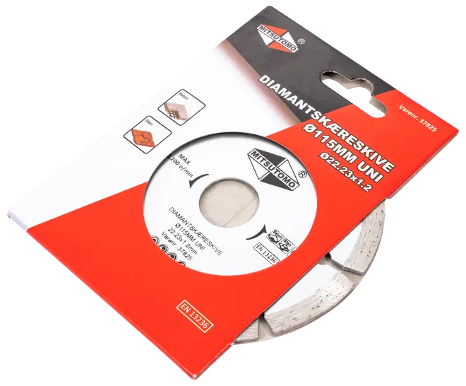 Mitsutomo Diamantkapskiva Ø115 mm - uni