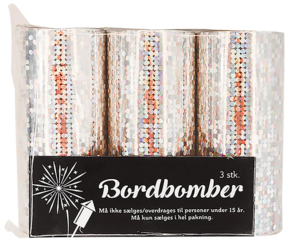 Bordsbomber raketmotiv 3-pack 