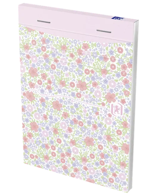 Anteckningsblock Floral A6 linjerat