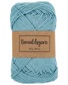 Bomullsgarn 50 g azurgrön