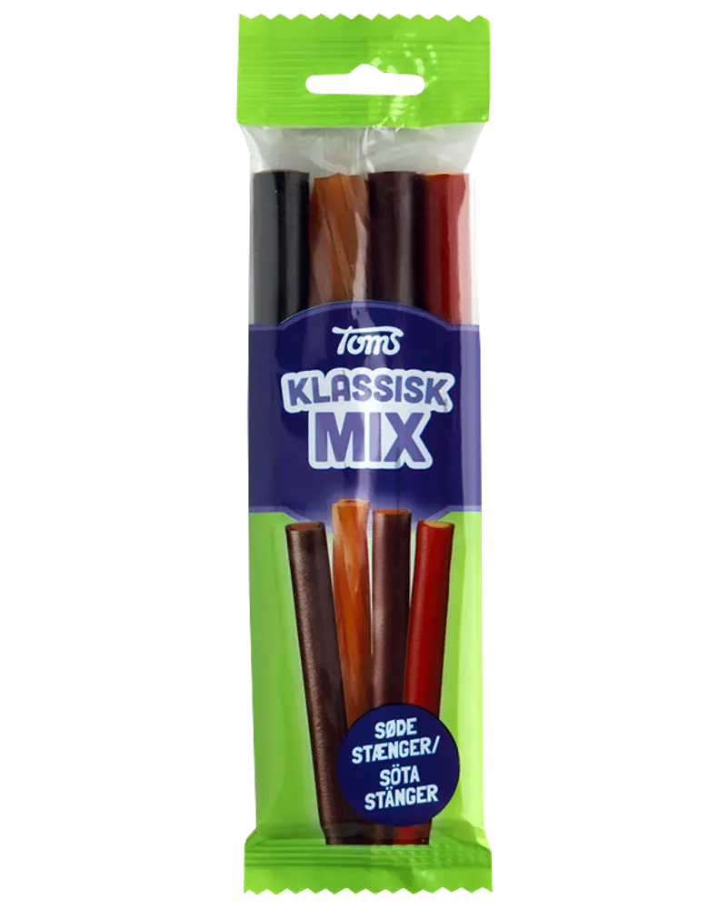 Toms Go'e Stænger 4-pak assorterede varianter