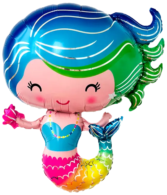 Folieballon 58 cm - Havfrue