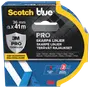 Scotch Blue Pro malertape, 36mm x 41m, med 3M Pro teknologi for skarpe malingslinjer, egnet til forskellige overflader, medium vedhæftning, 21 dages ren fjernelse, blå farve.