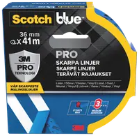 ScotchBlue™ PRO Afdækningstape 36 mm x 41 meter 
