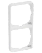 LK FUGA Ramme BASELINE 50 2 x 1 modul - hvid
