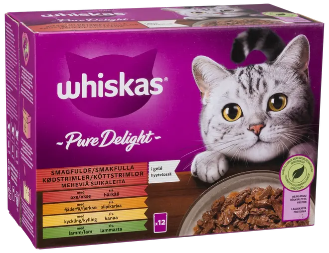 Whiskas Pure Delight 1 år+ 12 x 85 g