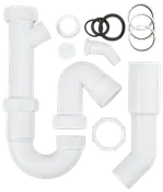 Vattenlås 1 1/2'' x 50 mm