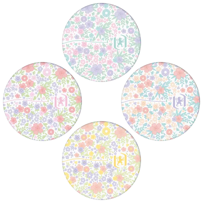 Oxford Floral A5 Linjerat