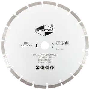 Mitsutomo Diamantkapskiva Ø230 mm - uni