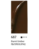 Belluno  Akrylfarve 100 ml Burnt umber