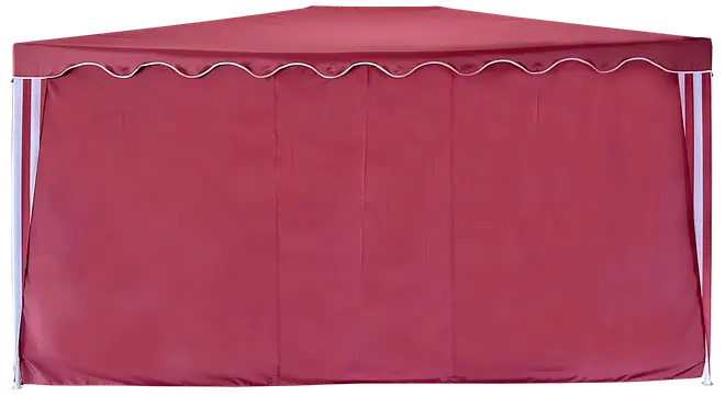 Sidovägg 4m utan fönster - Röd