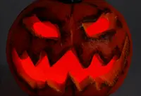 Halloween pumpa LED - 15 cm