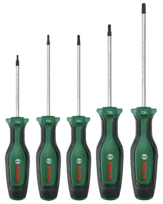 Bosch Skruvmejselsats Torx - 5 st