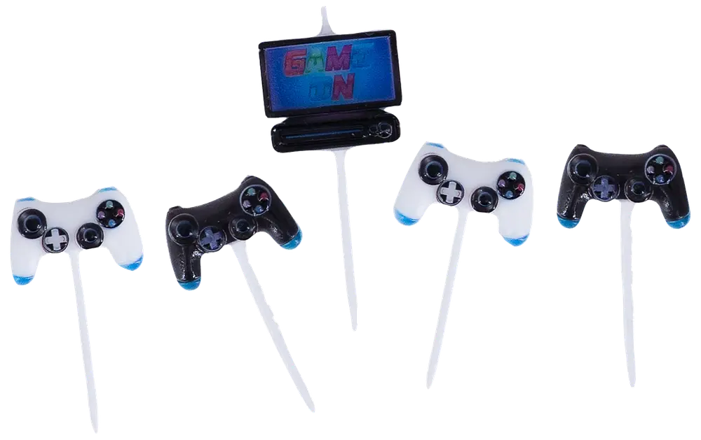 Kagelys på pind 5 stk - Gaming
