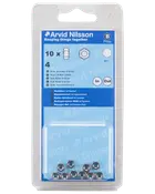 Arvid Nilsson Møtrik A4 syrefast M4 10-pak