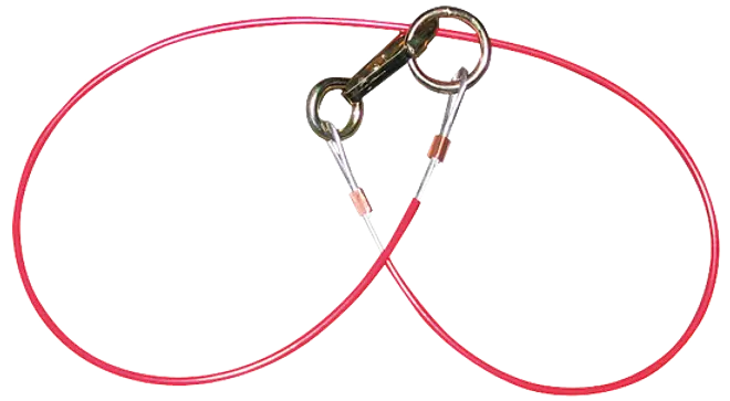 Säkerhetswire för släp 1 m