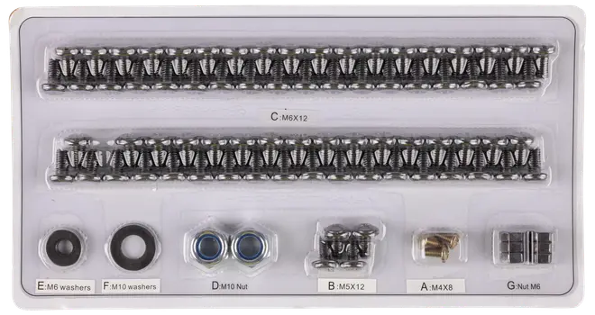 Skruesæt til gasgrill PRO 5 + 1 IR