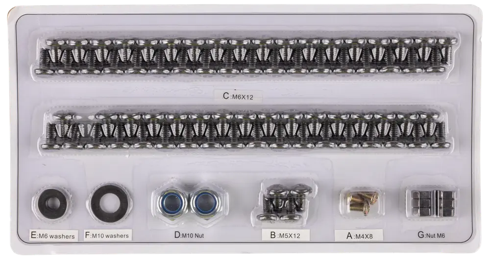 Skruesæt til gasgrill PRO 5 + 1 IR