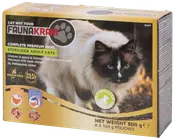 Faunakram Vådfoder til katte 8 x 100 g