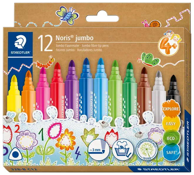 Staedtler Noris Jumbotusser 12-pak