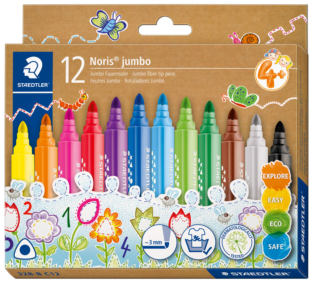 Staedtler Noris Jumbotusser 12-pak