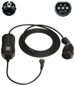 SINOX Laddkabel för elbil - bärbar 6A 5M