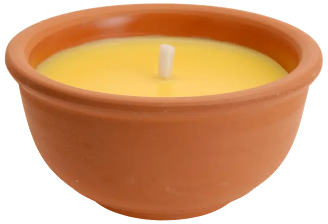 Citronella myggljus terracotta