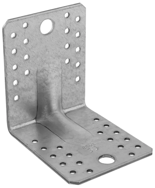 DXstrong Vinkelbeslag med rib 105 x 105 x 90 mm