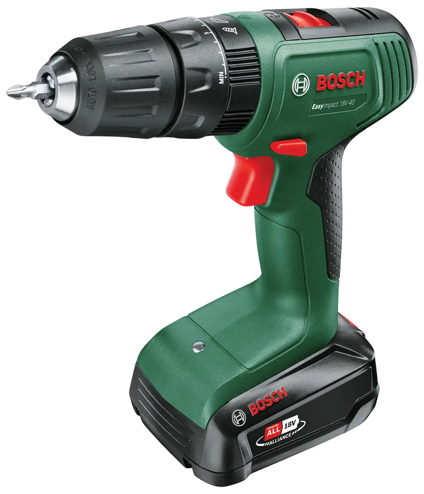 Bosch Slagbore-/skruemaskine EasyImpact 18V-40 inkl. batteri