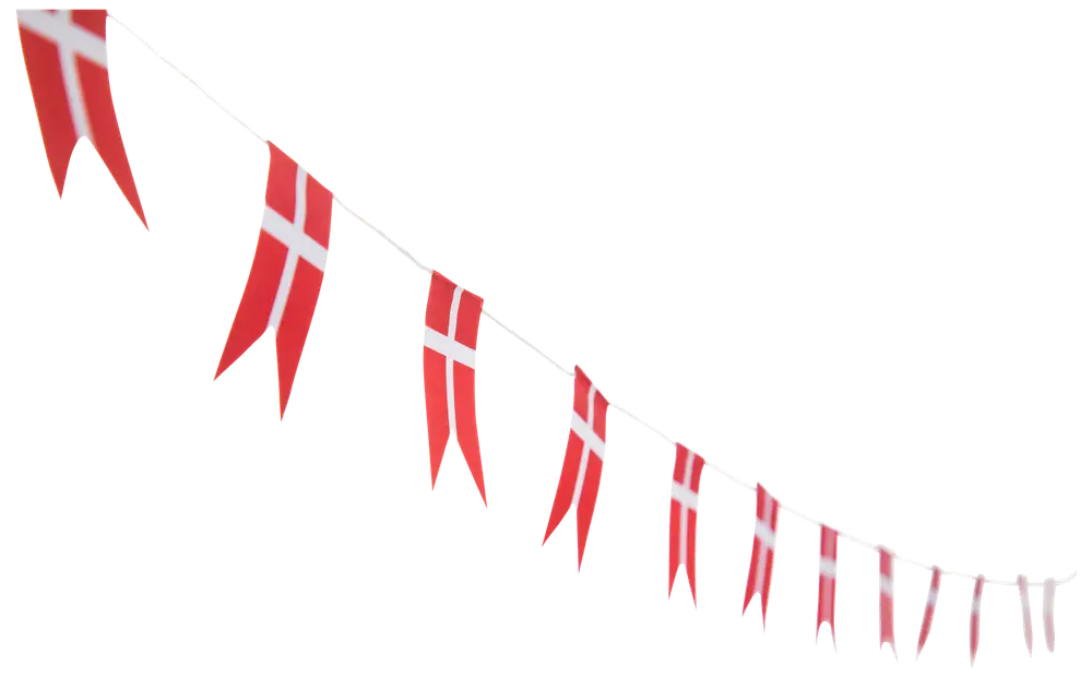 Flagguirlander 4 stk. 2 m