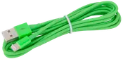 Sinox lightningkabel grön 2 m