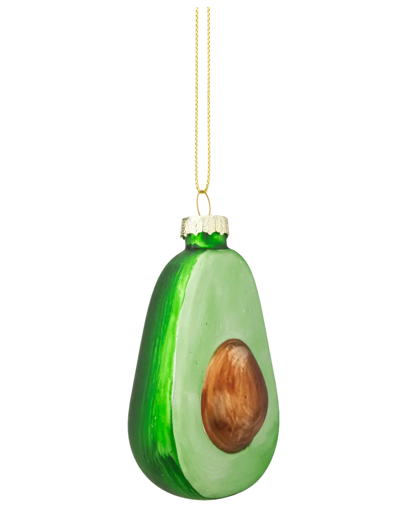 Julgranskula i glas 4 st - Frukt och grönsaker