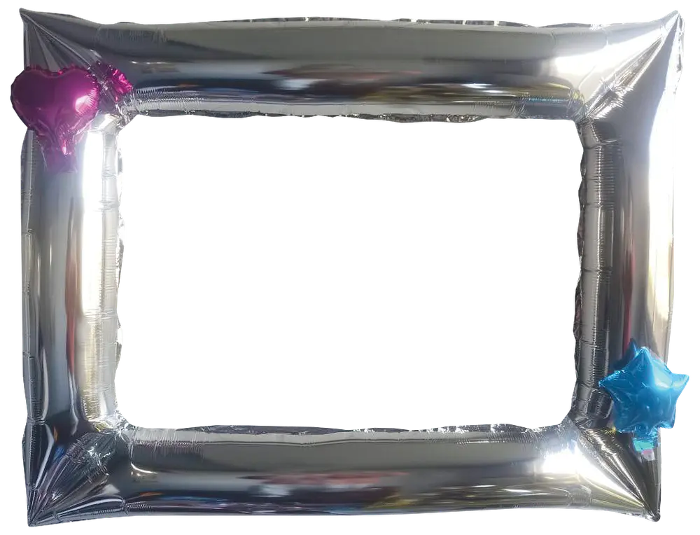 Ballongram selfie silver