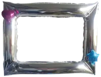 Ballongram selfie silver