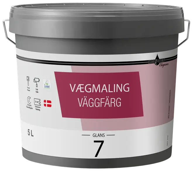 Vægmaling Glans 7 - hvid