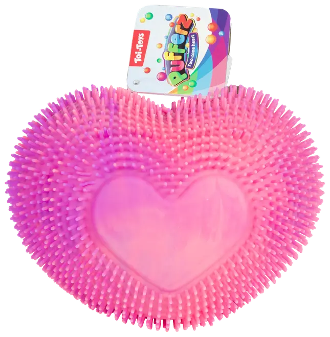 Pufferhjerte fidget legetøj - Assorterede farver