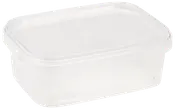 Plastbøtte med låg 280 ml Firkantet