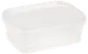 Plastbøtte med låg 280 ml Firkantet