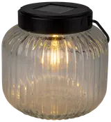 Solcellslanterna glas 13 cm