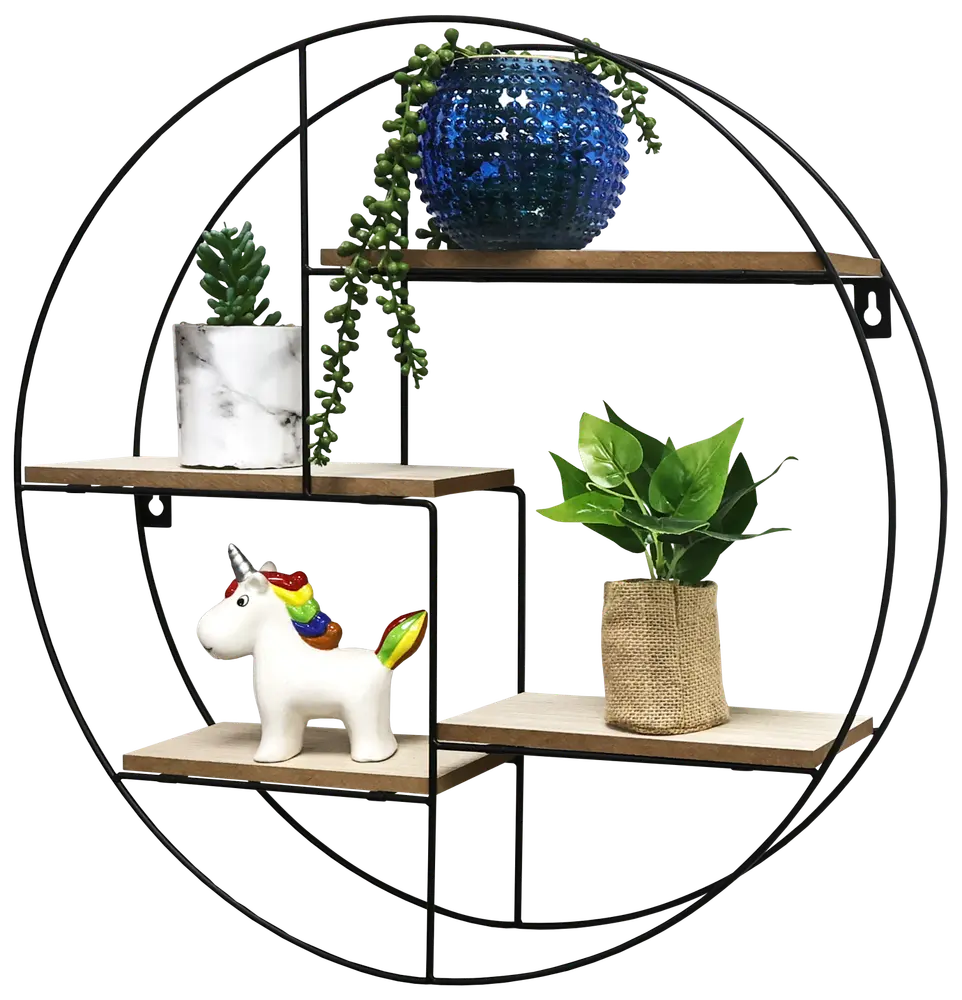 Vägghylla rund Ø50 cm