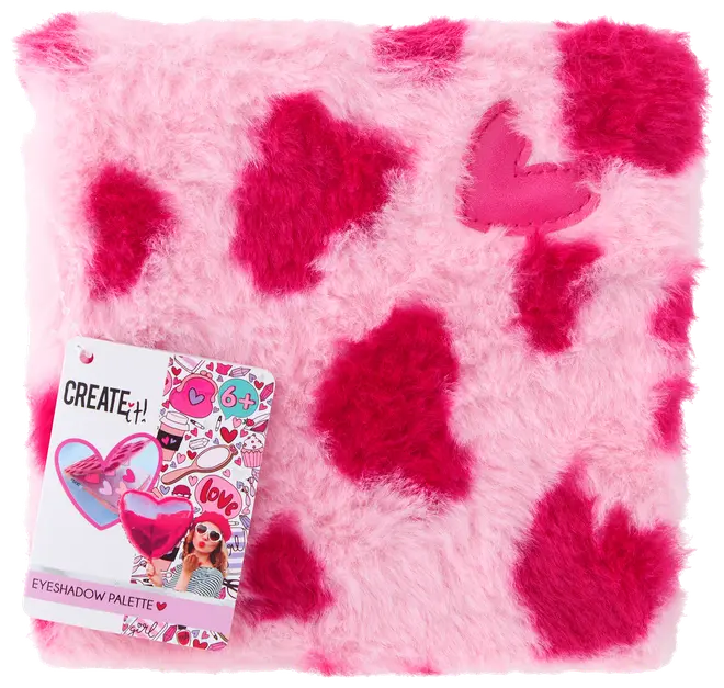 Create It! Øjenskyggesæt med plyscover og spejl