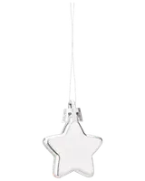 Julgranspynt Stjärna 12-pack - Silver