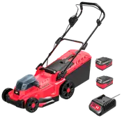 Mitsutomo Plæneklipper kulfri 36V 43 cm inkl. batteri