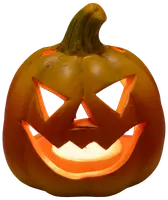 Pumpa för värmeljus halloween