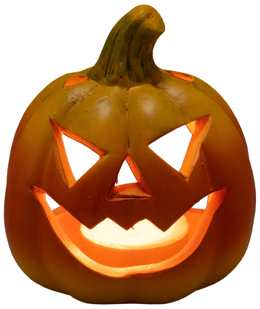 Pumpa för värmeljus halloween
