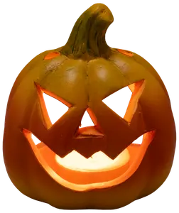 Pumpa för värmeljus halloween