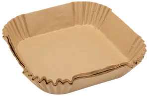Papirform til airfryer 16 x 16 cm 50 stk.