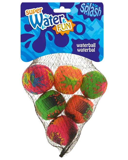 Boll för vattenlek 5 cm 6-pack