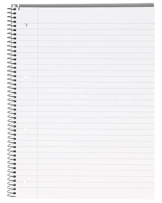 Kollegieblok linjeret - A4  